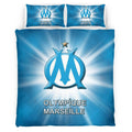 Housse De Couette OM Olympique de Marseille French Football Teams 17 Parure de lit Ensemble De Literie