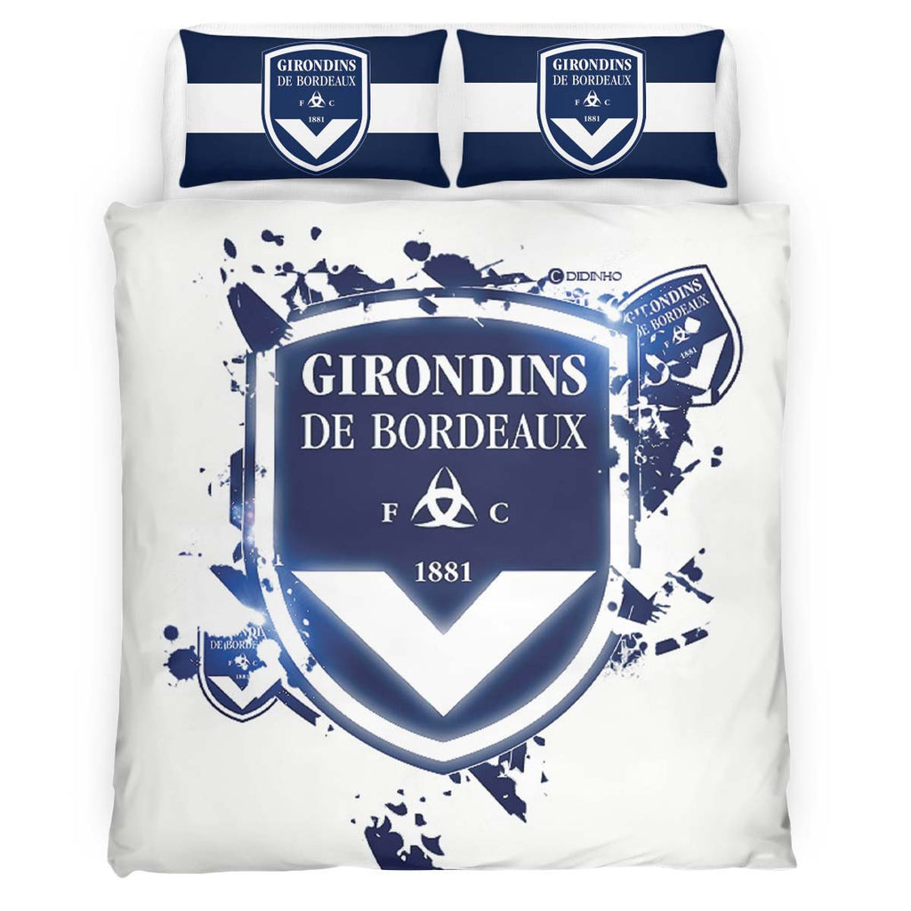 Housse De Couette Girondins de Bordeaux French Football Teams 09 Parure de lit Ensemble De Literie