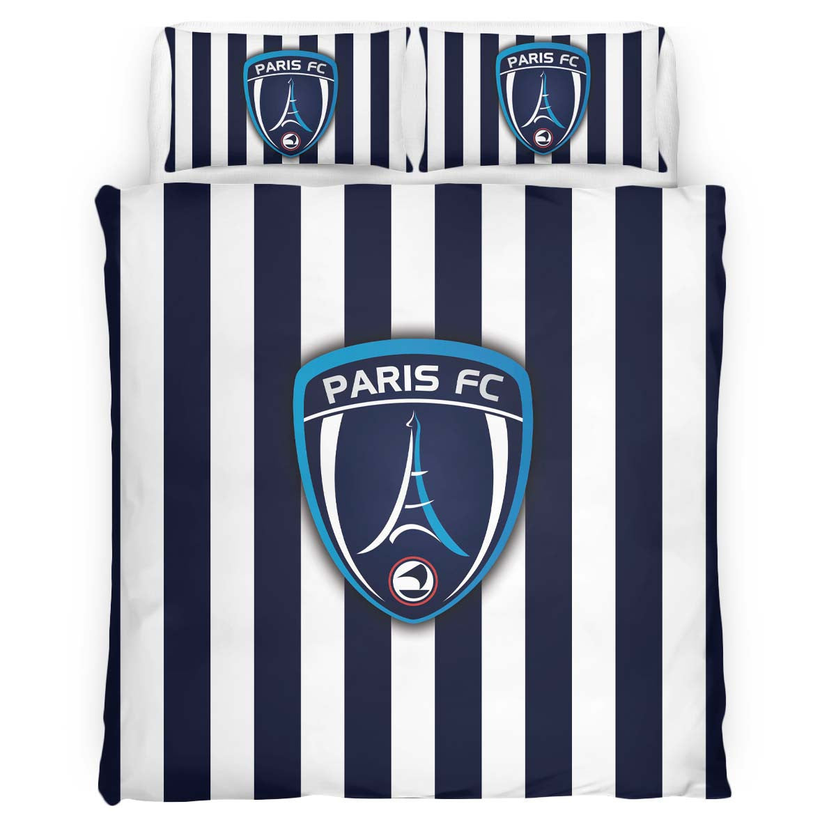 Housse De Couette Paris FC French Football Teams 08 Parure de lit Ensemble De Literie