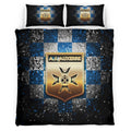 Housse De Couette AJ Auxerre French Football Teams 09 Parure de lit Ensemble De Literie