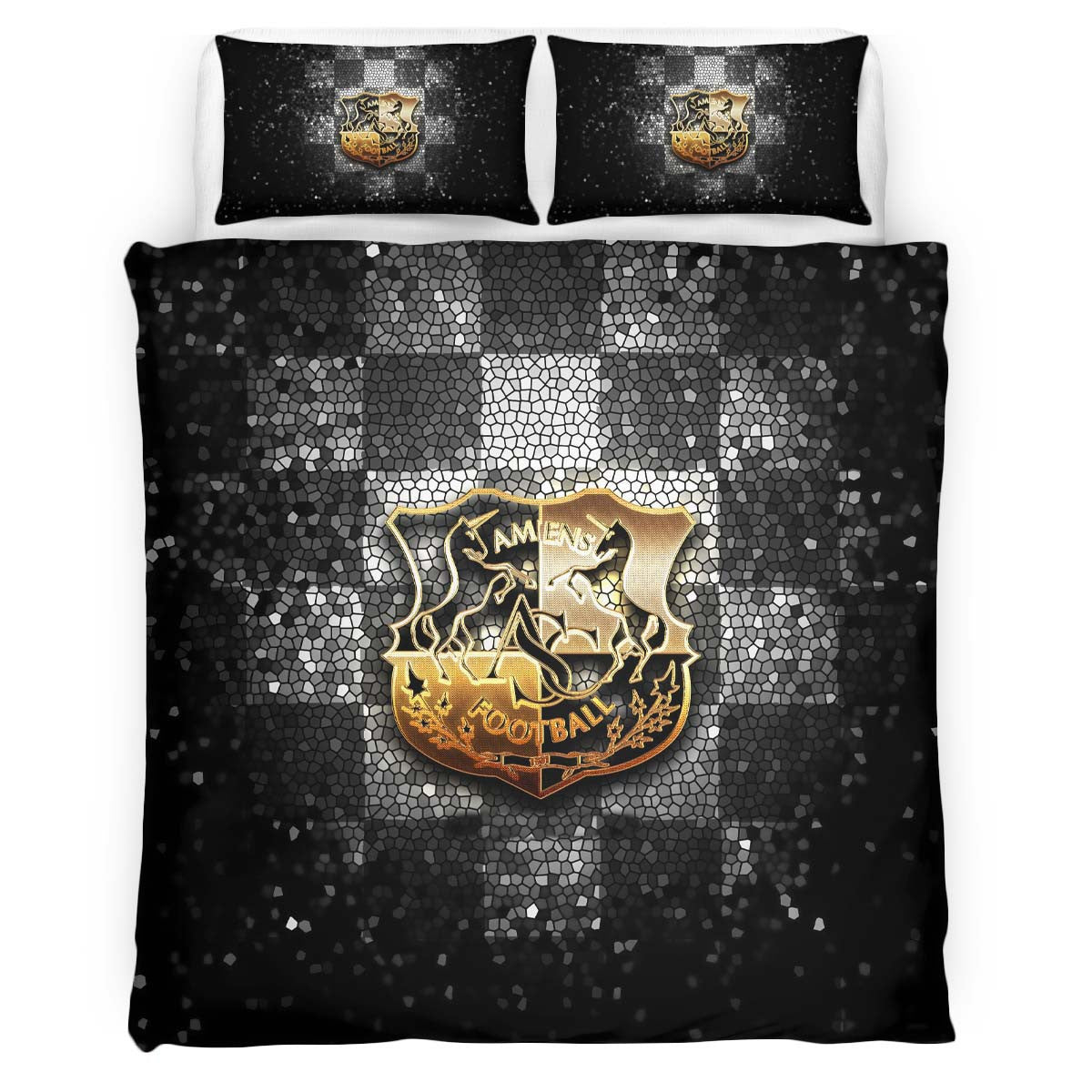Housse De Couette Amiens SC French Football Teams 04 Parure de lit Ensemble De Literie