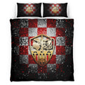 Housse De Couette AC Ajaccio French Football Teams ACA FC 05 Parure de lit Ensemble De Literie