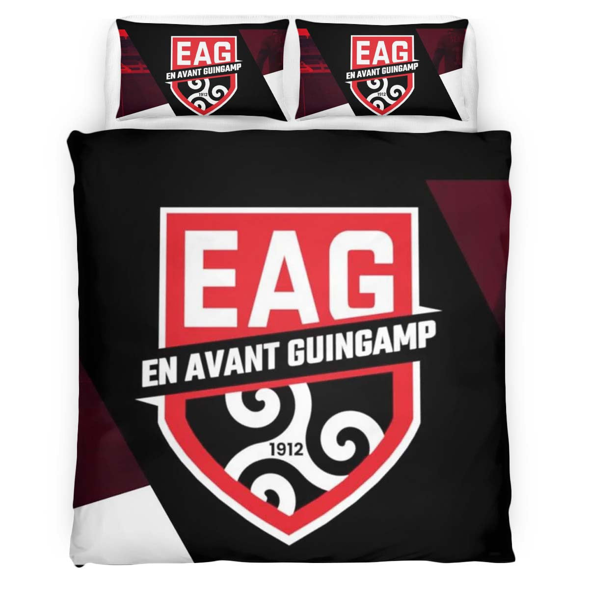 Housse De Couette En Avant de Guingamp French Football Teams EAG 07 Parure de lit Ensemble De Literie