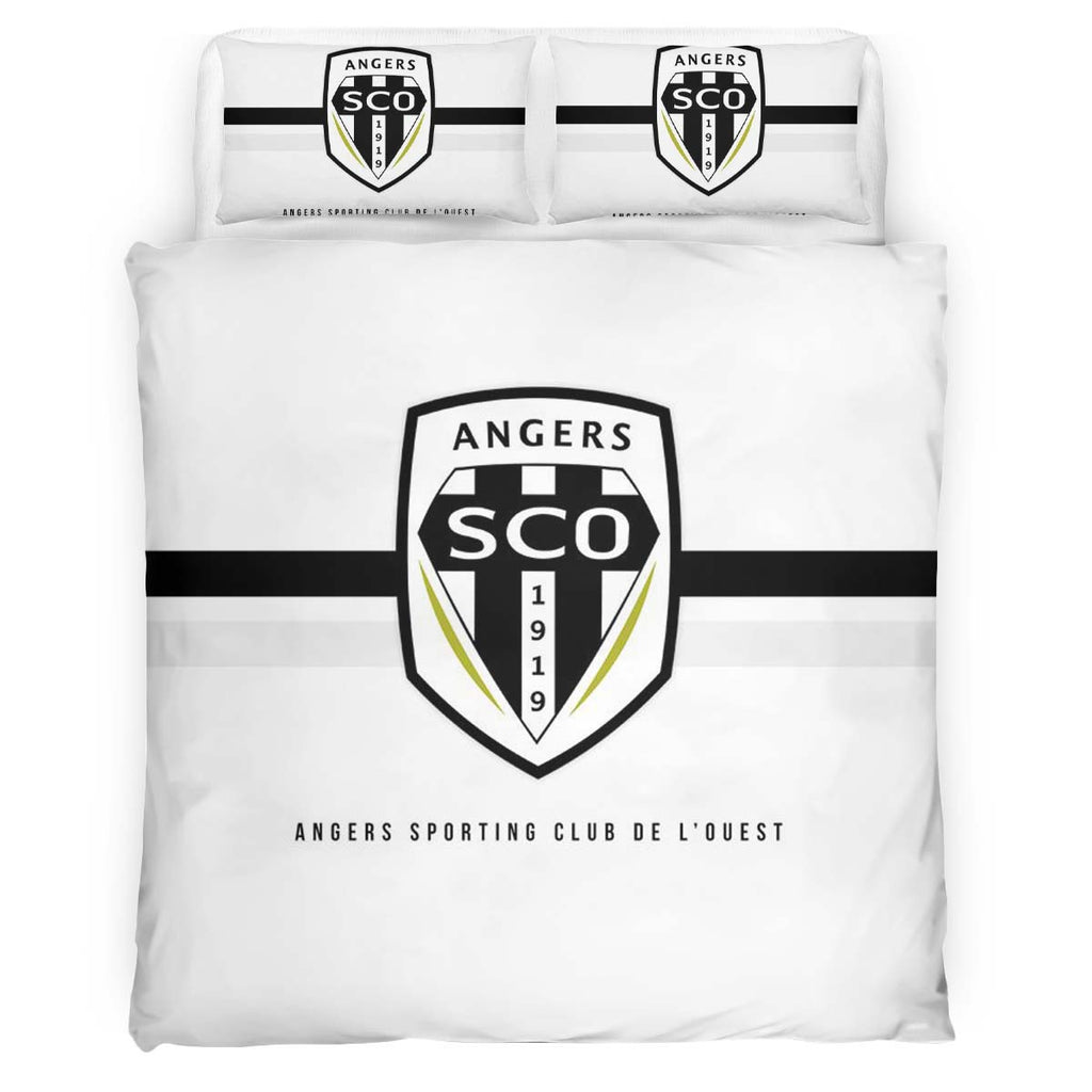 Housse De Couette Angers SCO French Football Teams 14 Parure de lit Ensemble De Literie