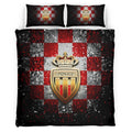 Housse De Couette AS Monaco French Football Teams 08 Parure de lit Ensemble De Literie