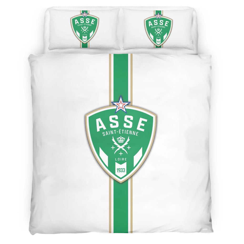 Housse De Couette AS Saint-Etienne French Football Teams 16 Parure de lit Ensemble De Literie