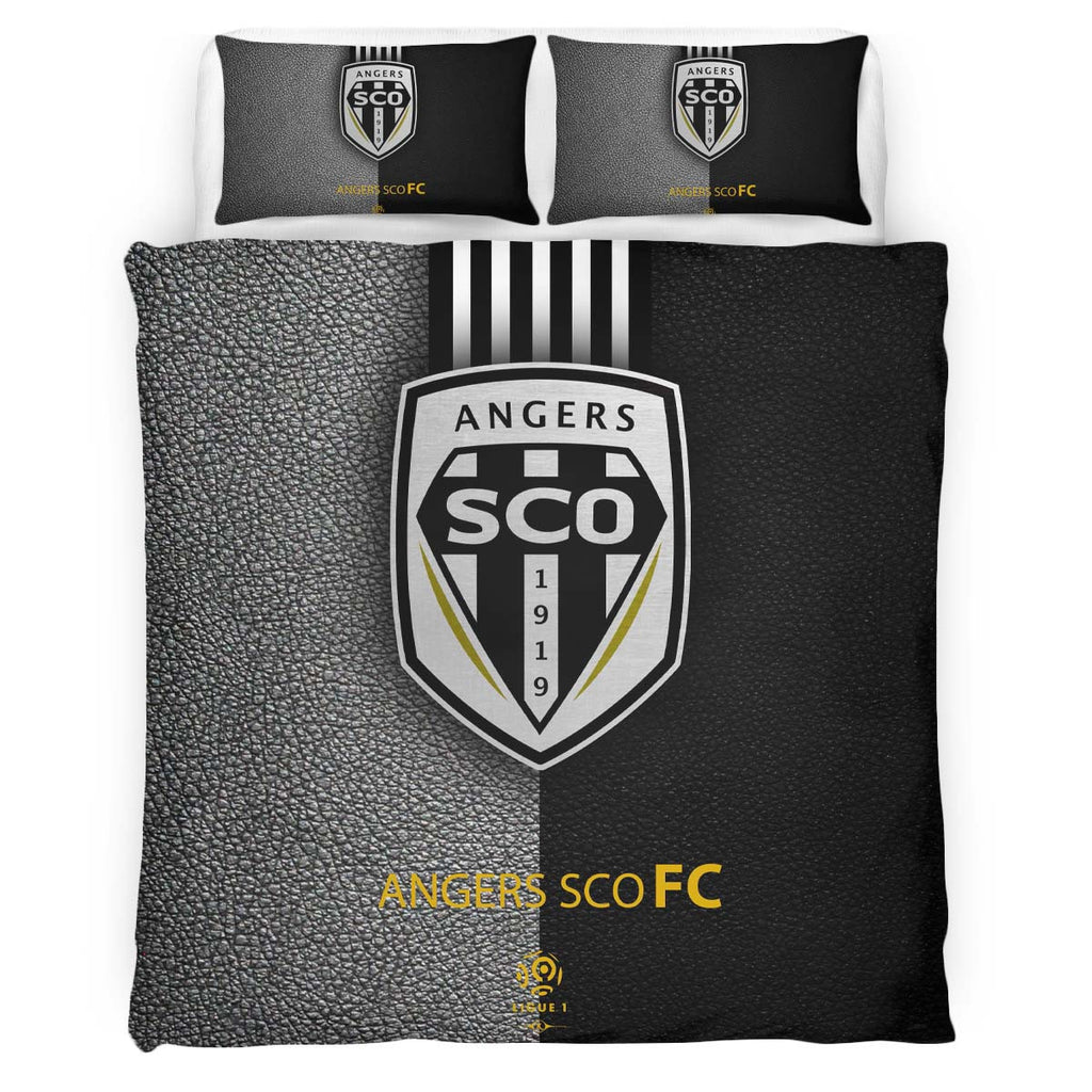 Housse De Couette Angers SCO French Football Teams 07 Parure de lit Ensemble De Literie