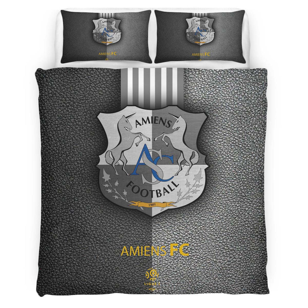 Housse De Couette Amiens SC French Football Teams 02 Parure de lit Ensemble De Literie