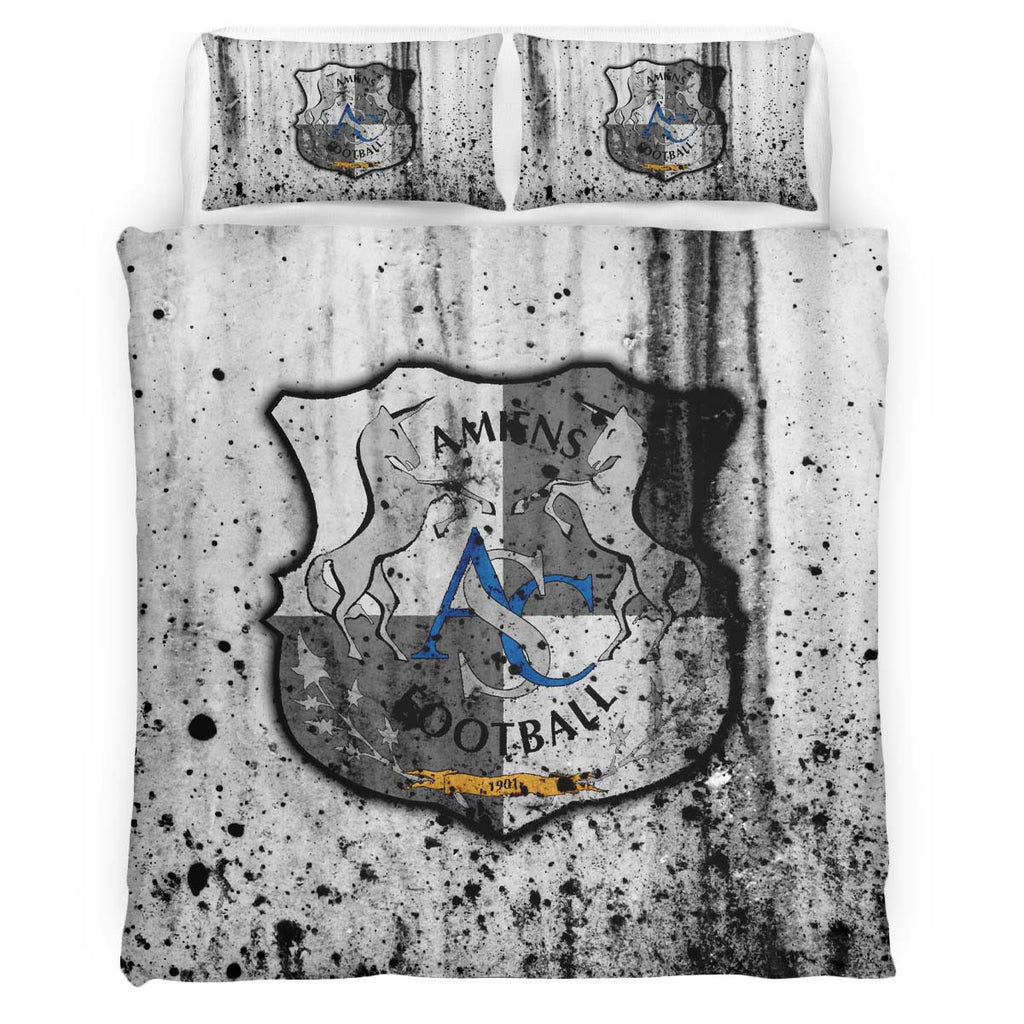 Housse De Couette Amiens SC French Football Teams 08 Parure de lit Ensemble De Literie