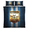 Housse De Couette AJ Auxerre French Football Teams 07 Parure de lit Ensemble De Literie