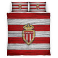 Housse De Couette AS Monaco French Football Teams 06 Parure de lit Ensemble De Literie