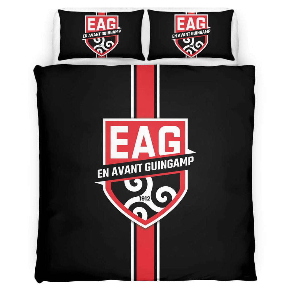 Housse De Couette En Avant de Guingamp French Football Teams EAG 13 Parure de lit Ensemble De Literie