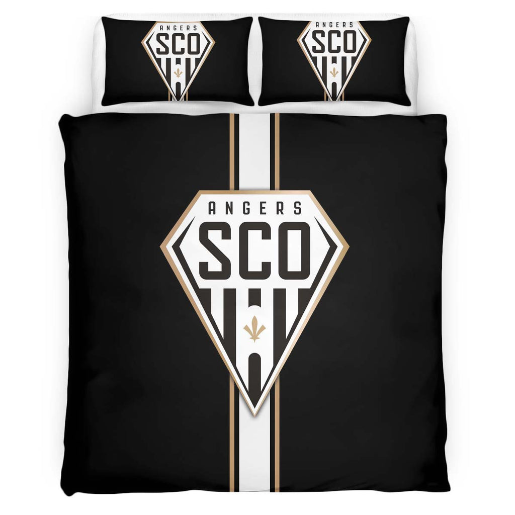 Housse De Couette Angers SCO French Football Teams 15 Parure de lit Ensemble De Literie