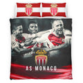Housse De Couette AS Monaco French Football Teams 04 Parure de lit Ensemble De Literie