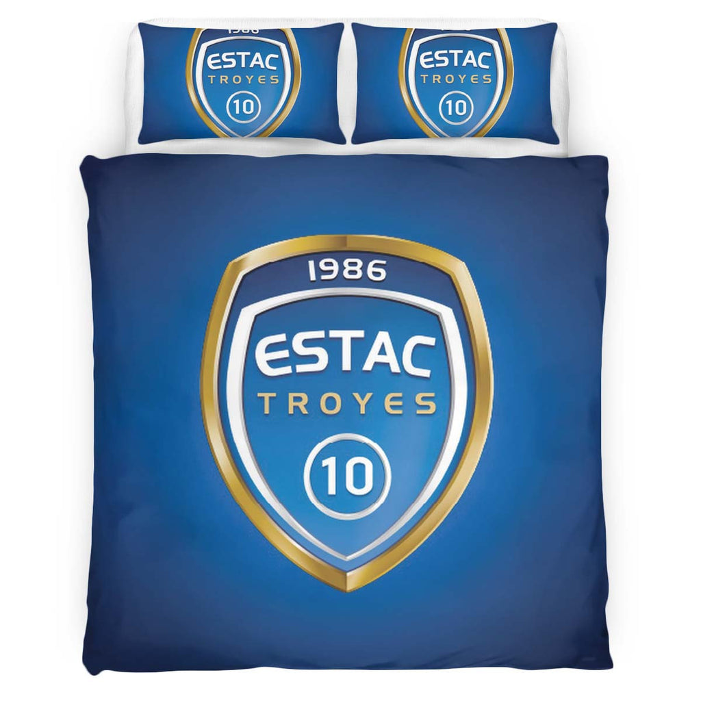 Housse De Couette ESTAC Troyes Football Teams 05 Parure de lit Ensemble De Literie