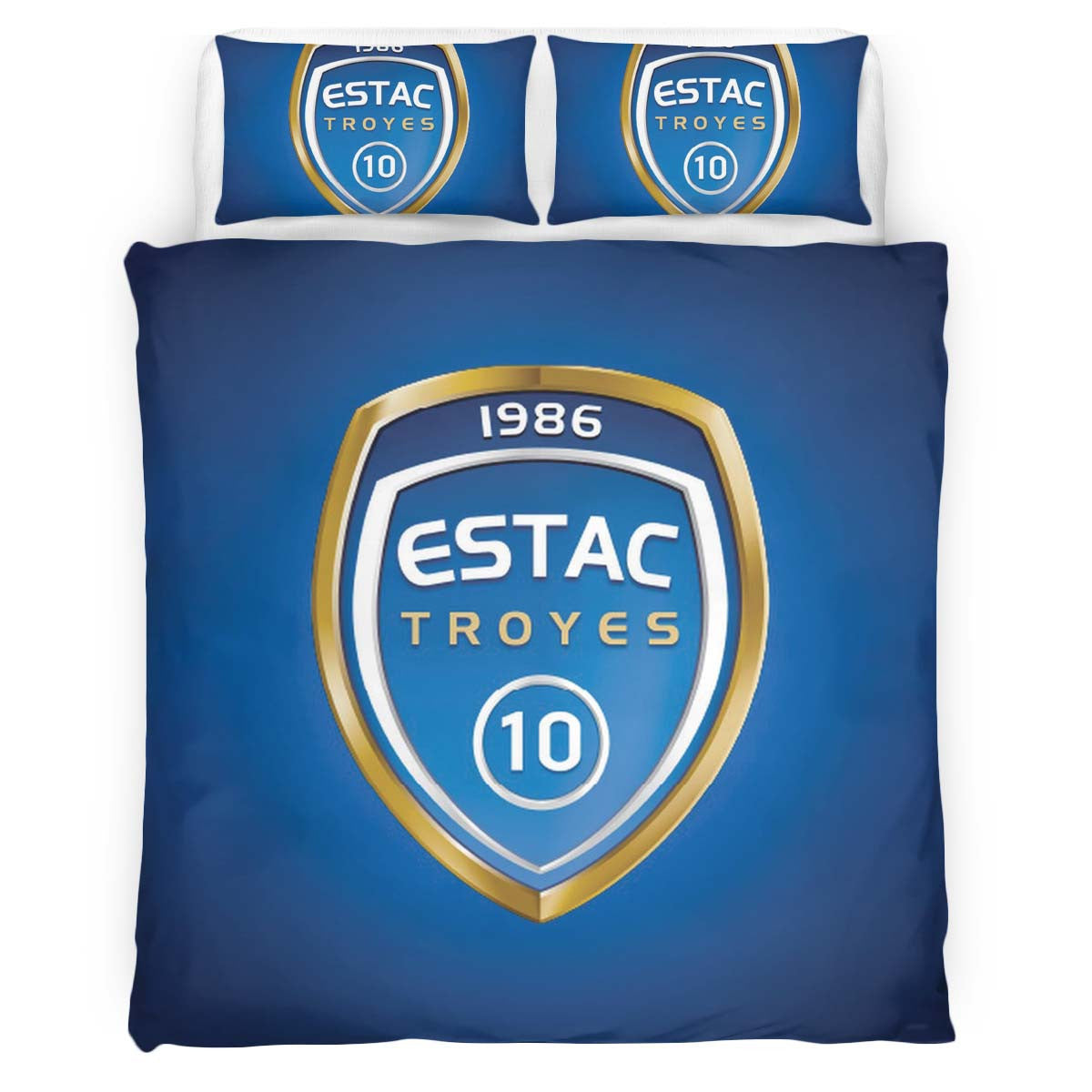 Housse De Couette ESTAC Troyes Football Teams 05 Parure de lit Ensemble De Literie