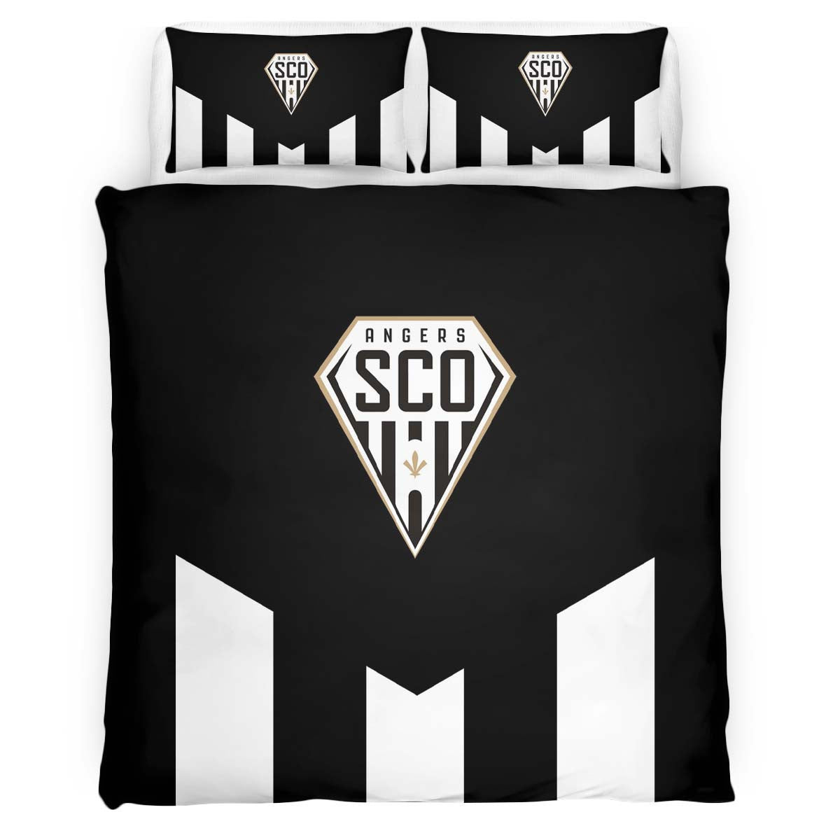 Housse De Couette Angers SCO French Football Teams 02 Parure de lit Ensemble De Literie