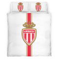Housse De Couette AS Monaco French Football Teams 22 Parure de lit Ensemble De Literie