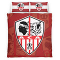 Housse De Couette AC Ajaccio French Football Teams ACA FC 12 Parure de lit Ensemble De Literie