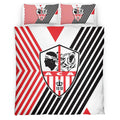 Housse De Couette AC Ajaccio French Football Teams ACA FC 08 Parure de lit Ensemble De Literie