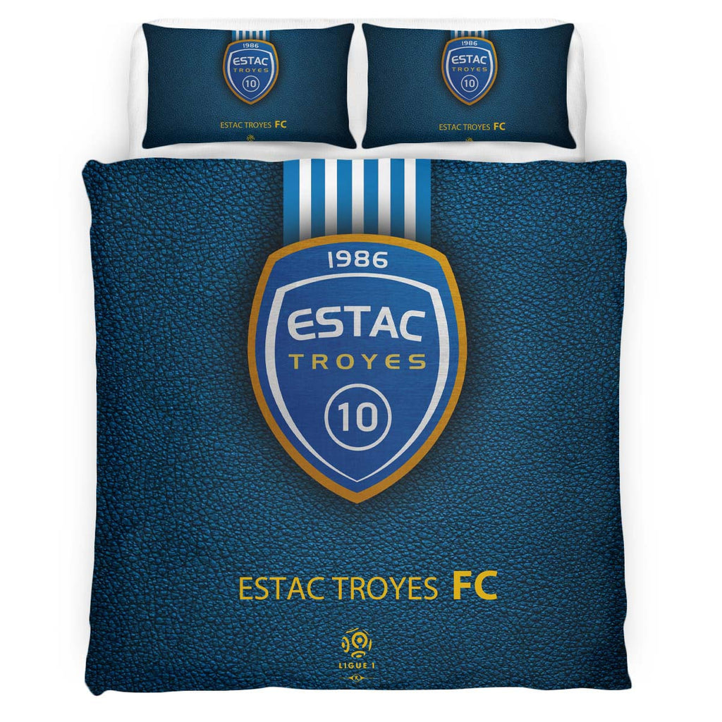 Housse De Couette ESTAC Troyes Football Teams 03 Parure de lit Ensemble De Literie