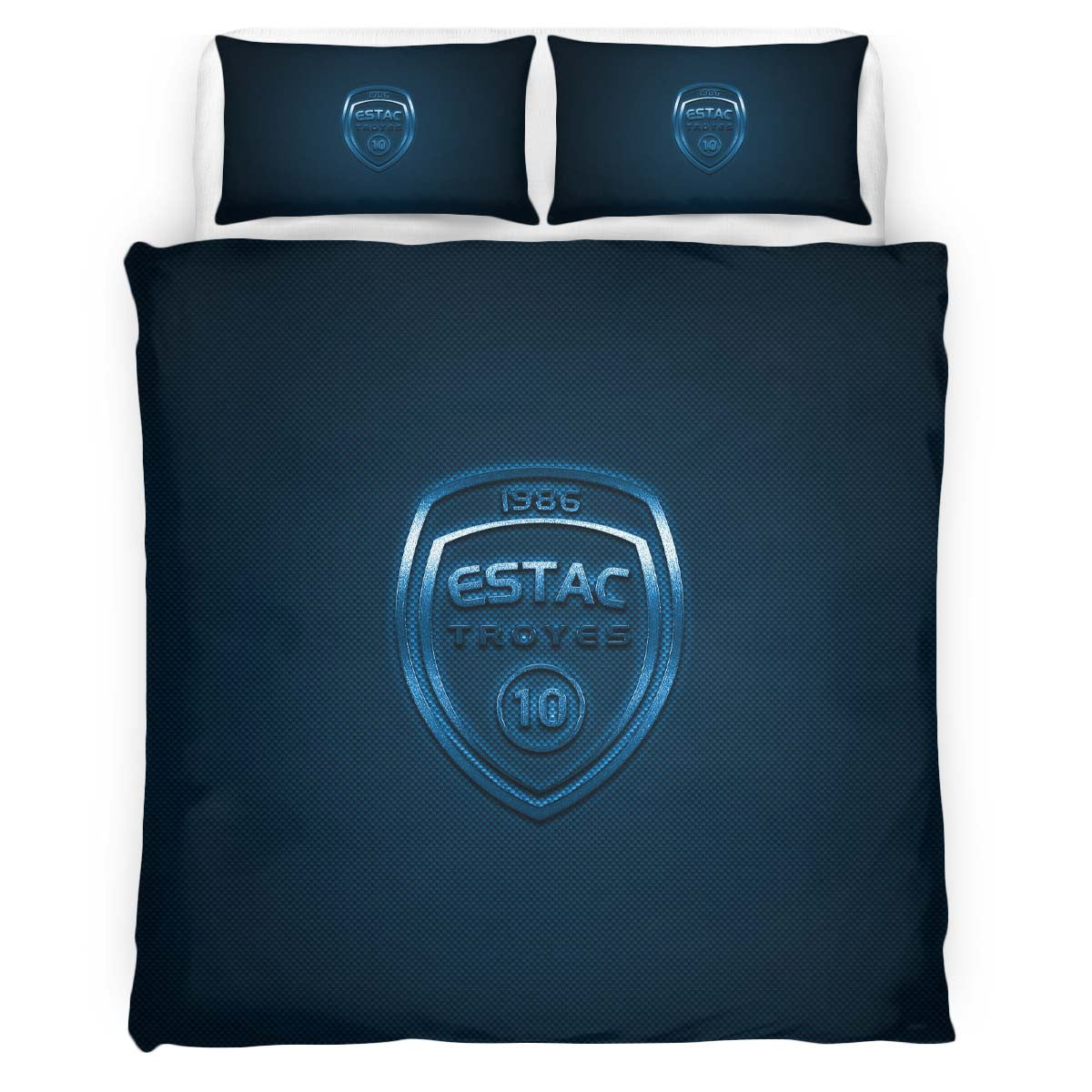 Housse De Couette ESTAC Troyes Football Teams 06 Parure de lit Ensemble De Literie