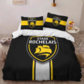 Housse De Couette Stade Rochelais Rugby Club 26 Parure de lit Ensemble De Literie