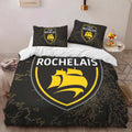 Housse De Couette Stade Rochelais Rugby Club 14 Parure de lit Ensemble De Literie