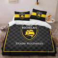 Housse De Couette Stade Rochelais Rugby Club 21 Parure de lit Ensemble De Literie