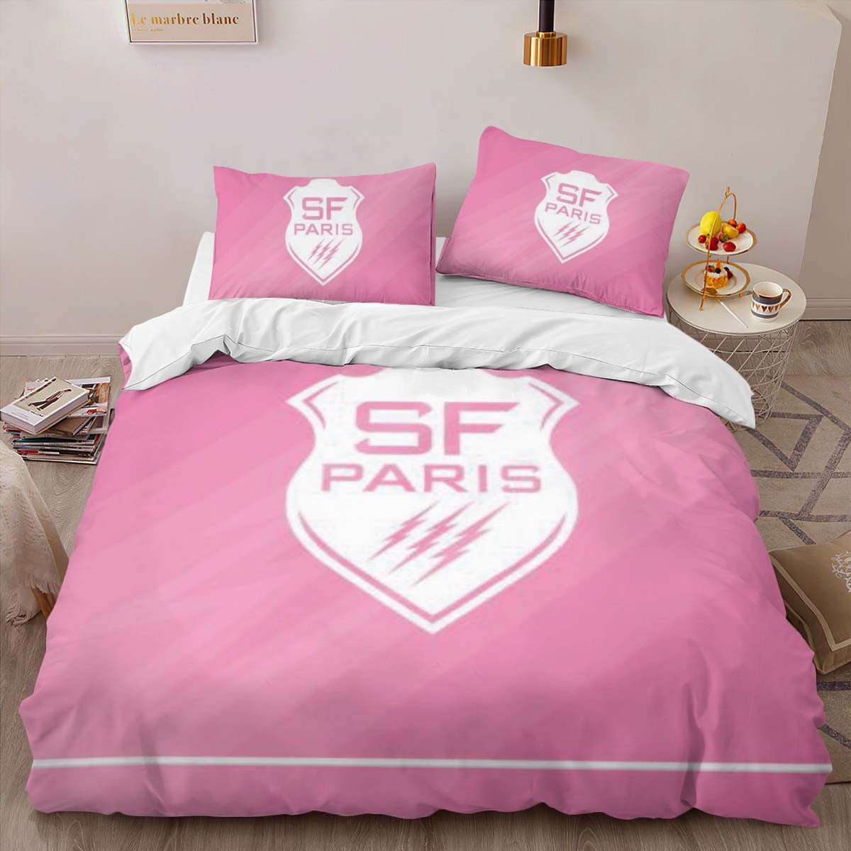 Housse De Couette Stade Francais Paris Rugby Club 10 Parure de lit Ensemble De Literie
