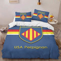 Housse De Couette USA Perpignan Rugby Club 08 Parure de lit Ensemble De Literie
