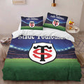 Housse De Couette Stade toulousain Rugby Club 22 Parure de lit Ensemble De Literie