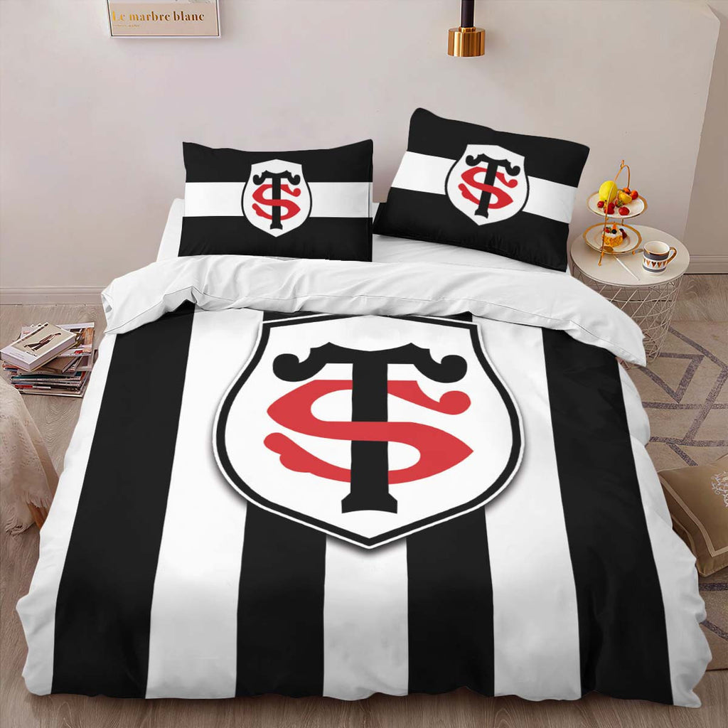 Housse De Couette Stade toulousain Rugby Club 12 Parure de lit Ensemble De Literie