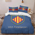 Housse De Couette USA Perpignan Rugby Club 07 Parure de lit Ensemble De Literie