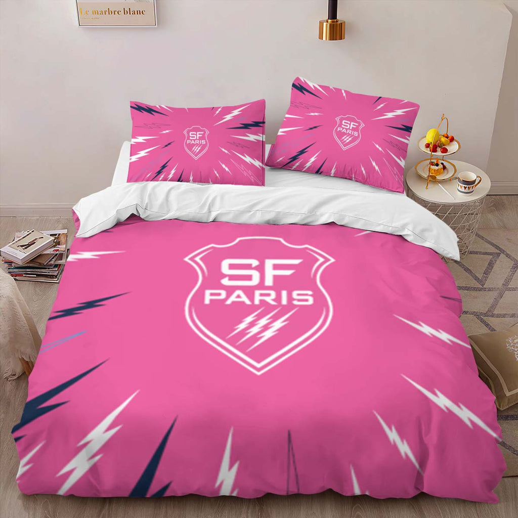 Housse De Couette Stade Francais Paris Rugby Club 09 Parure de lit Ensemble De Literie