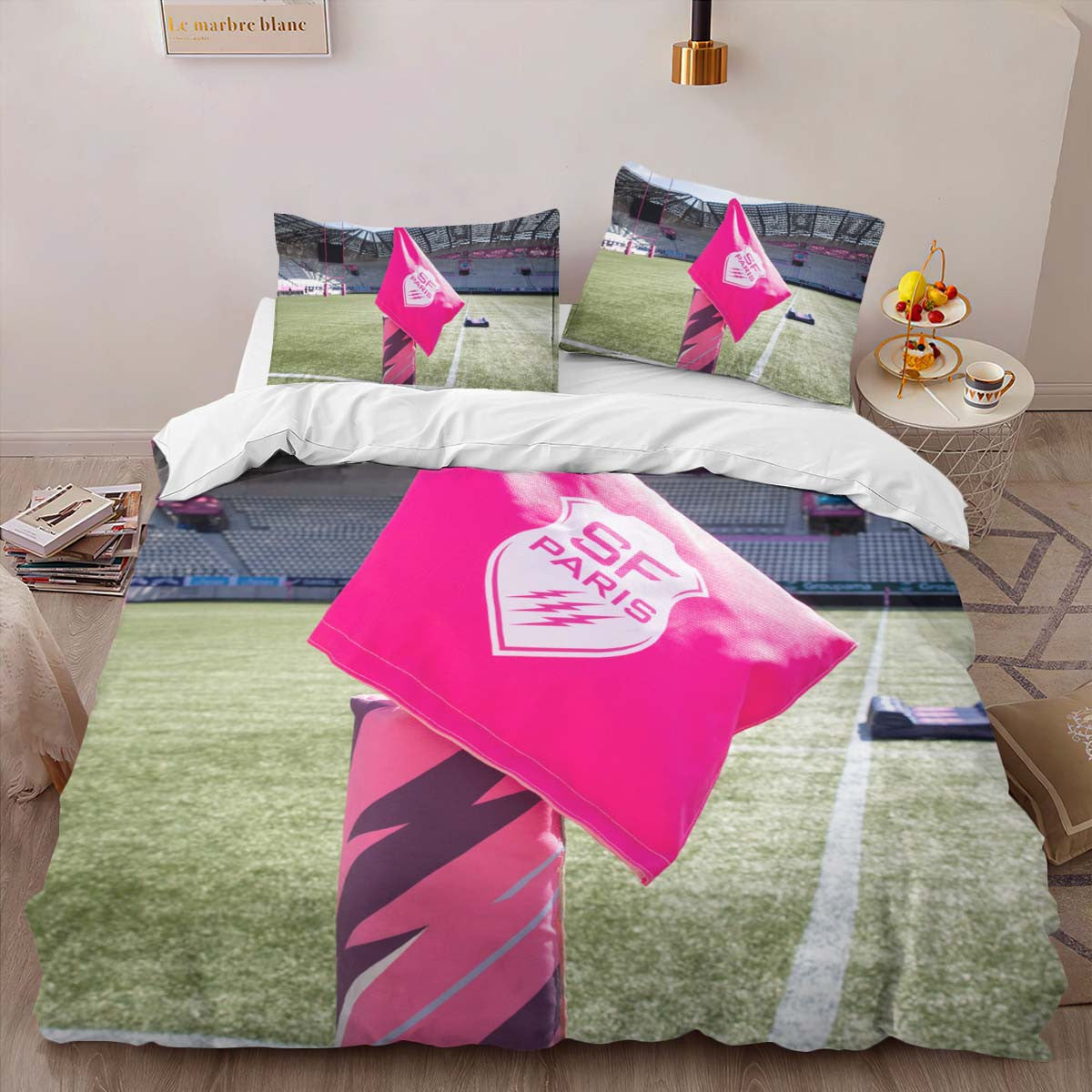 Housse De Couette Stade Francais Paris Rugby Club 11 Parure de lit Ensemble De Literie