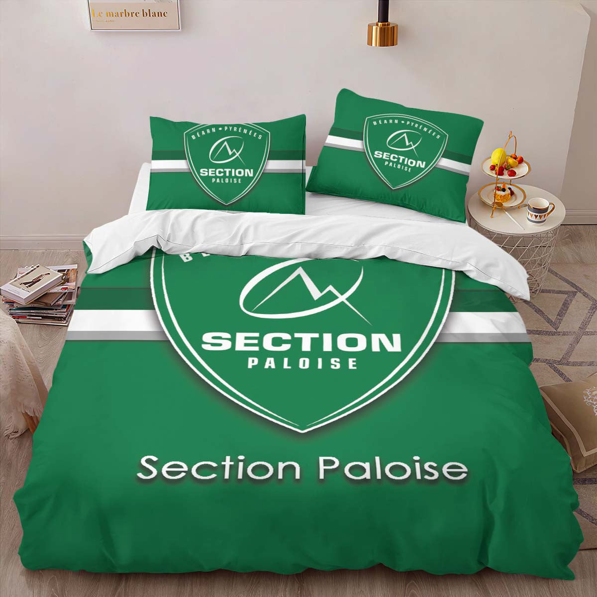 Housse De Couette Section Paloise Rugby Club 12 Parure de lit Ensemble De Literie