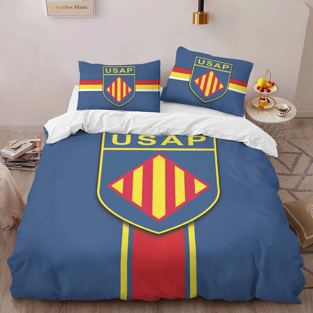 Housse De Couette USA Perpignan Rugby Club 10 Parure de lit Ensemble De Literie