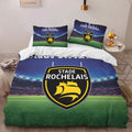 Housse De Couette Stade Rochelais Rugby Club 28 Parure de lit Ensemble De Literie