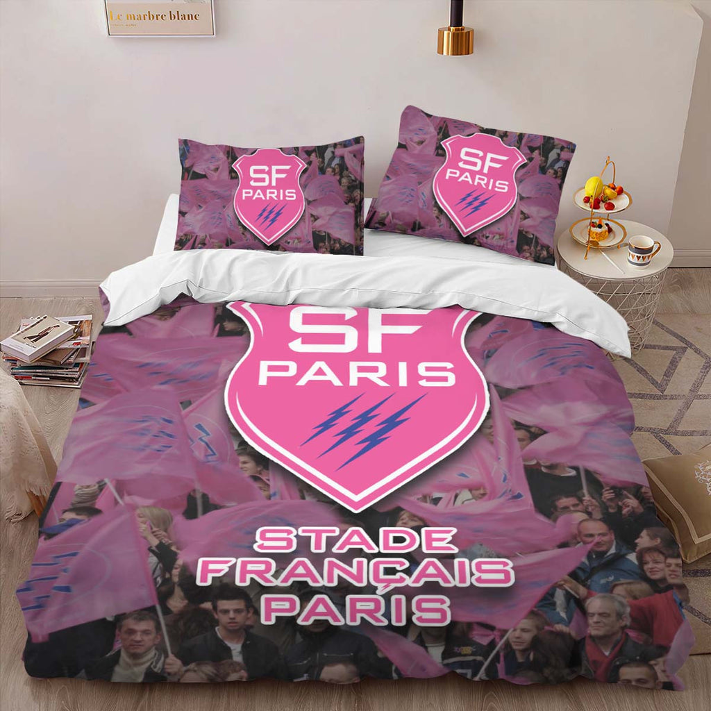 Housse De Couette Stade Francais Paris Rugby Club 21 Parure de lit Ensemble De Literie