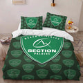 Housse De Couette Section Paloise Rugby Club 15 Parure de lit Ensemble De Literie