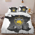 Housse De Couette Stade Rochelais Rugby Club 07 Parure de lit Ensemble De Literie