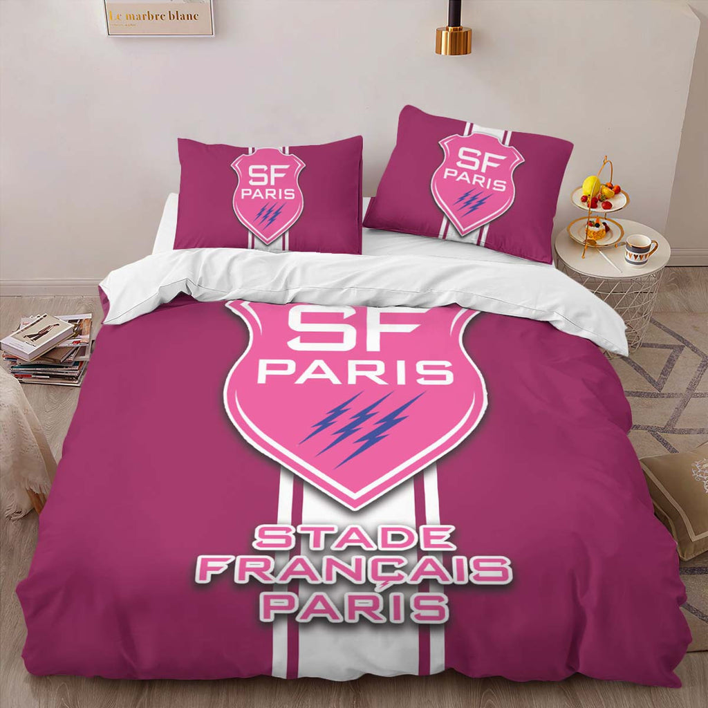 Housse De Couette Stade Francais Paris Rugby Club 22 Parure de lit Ensemble De Literie