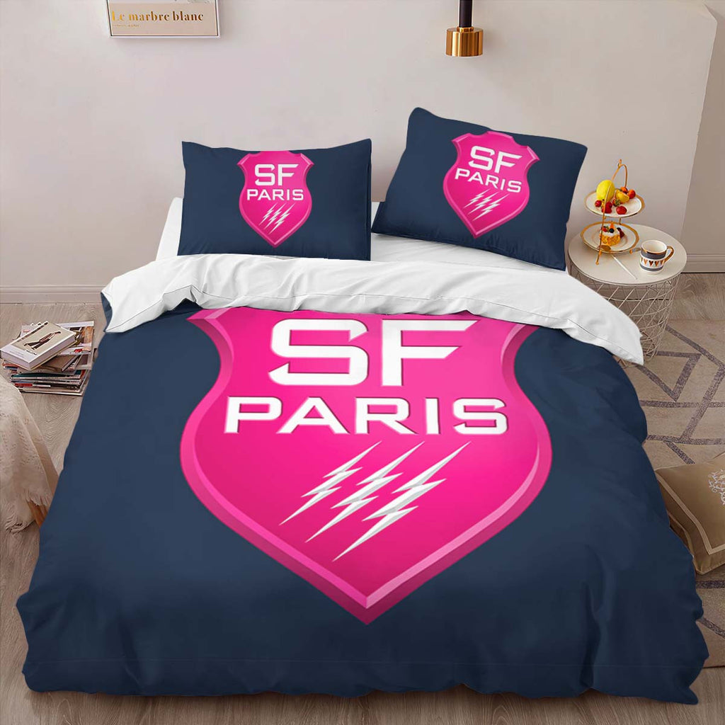 Housse De Couette Stade Francais Paris Rugby Club 08 Parure de lit Ensemble De Literie