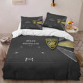Housse De Couette Stade Rochelais Rugby Club 15 Parure de lit Ensemble De Literie
