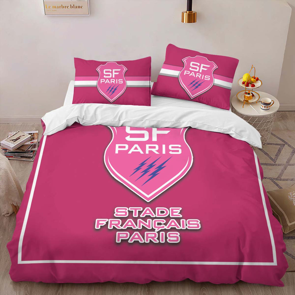 Housse De Couette Stade Francais Paris Rugby Club 27 Parure de lit Ensemble De Literie