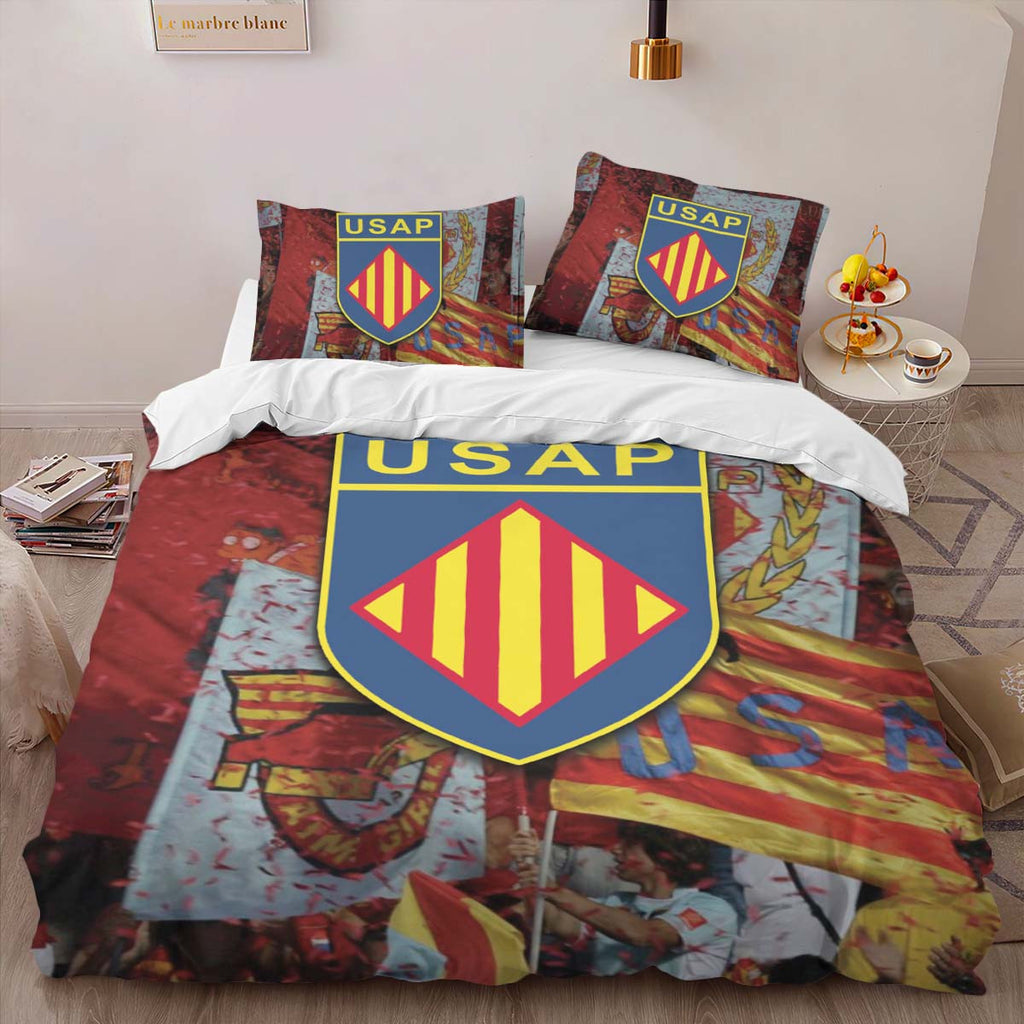 Housse De Couette USA Perpignan Rugby Club 09 Parure de lit Ensemble De Literie