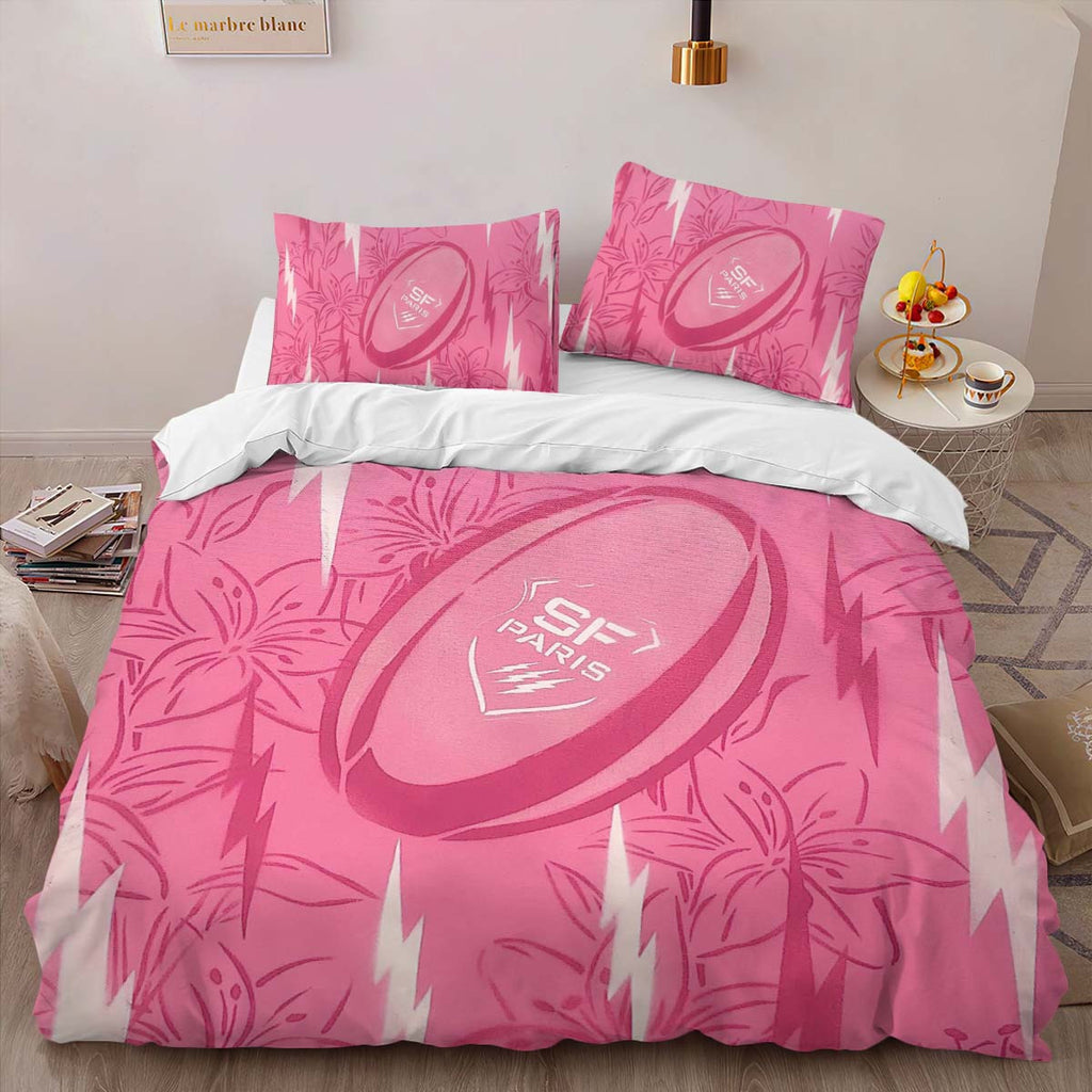 Housse De Couette Stade Francais Paris Rugby Club 17 Parure de lit Ensemble De Literie