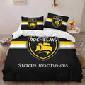 Housse De Couette Stade Rochelais Rugby Club 22 Parure de lit Ensemble De Literie