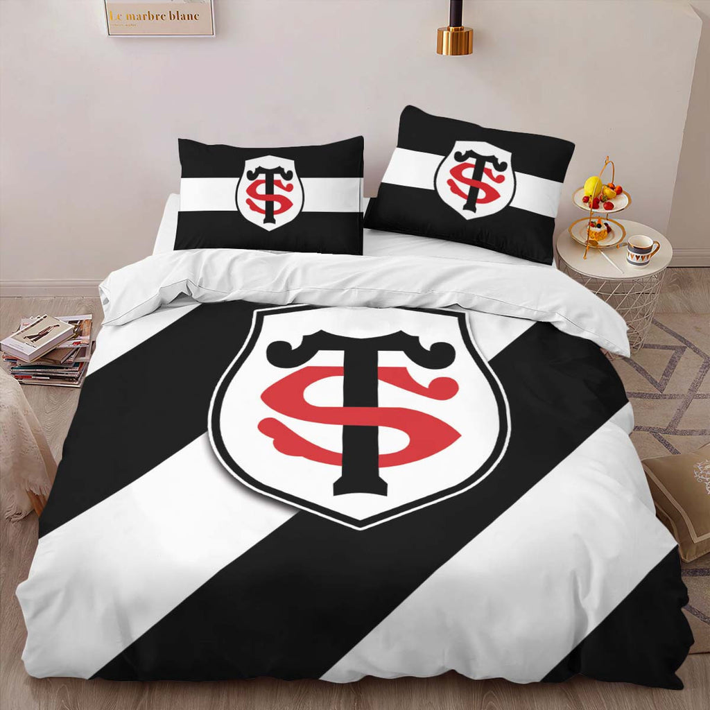 Housse De Couette Stade toulousain Rugby Club 19 Parure de lit Ensemble De Literie
